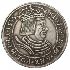 Zygmunt I Stary talar 1535 fałszerstwo Majnerta XIX wiek 