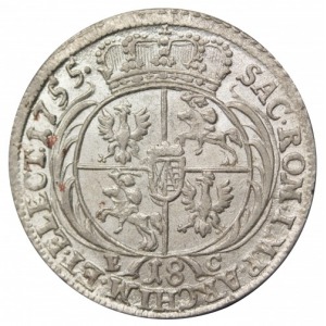 Augustus III ort 1755