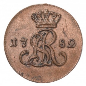 Stanisław Augustus Poniatowski 1/2 groat 1782 EB