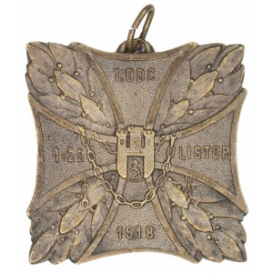 Memorial badge and defense section of Lviv 1918