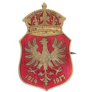 Memorial Badge of the Shelter of the Former Legionaries 1914-1917