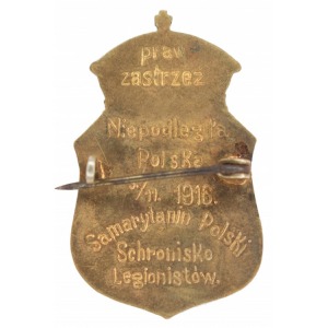 Memorial Badge of the Shelter of the Former Legionaries 1914-1917