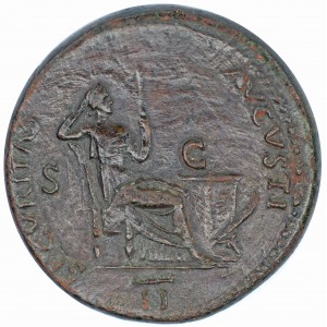 Nero AE-dupondius 54-68 AD