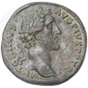 Antoniusz Pius AE-sestercja 138-161 n.e.