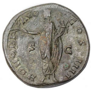 Antoniusz Pius AE-sestercja 138-161 n.e.