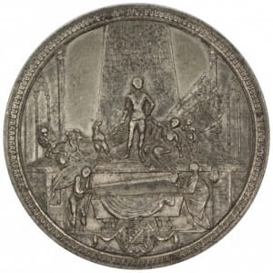 Kurlandia medal 1750 Maurycy Saski