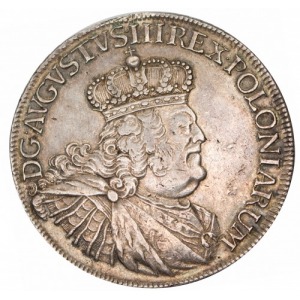 Augustus III thaler 1755 Lepizig