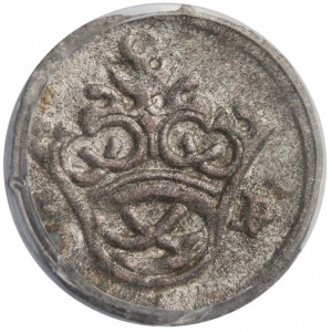 Sigismund I the Old crown denar no date Kraków PCGS MS62