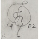 Franciszek Starowieyski - Sketch of a nude woman ( 1 sketch on card ) 