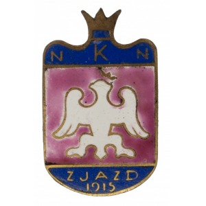 Memorial badge of the NKN Congress 1915