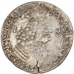 John II Casimir ort (1/4 thaler) 1656 Lwów error SVHC