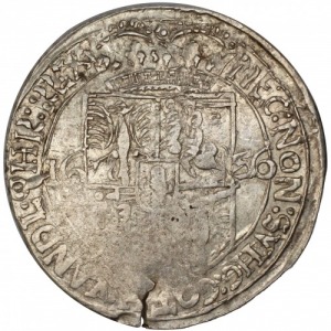 John II Casimir ort (1/4 thaler) 1656 Lwów error SVHC