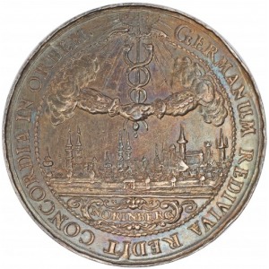 Niemcy Norymberga medal Jan Höhn 1650