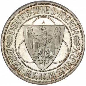 Weimar Republic 3 mark 1930 Berlin