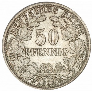 Prusy 50 pfennig 1903 Berlin