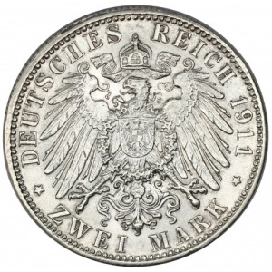 Bavaria Regent Luitpold 2 mark 1911