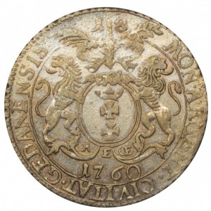 Augustus III ort 1760 REOE Gdańsk (Danzig)