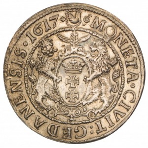 Sigismund III Vasa ort (1/4 thaler) 1617 Gdańsk (Danzig)