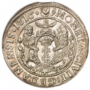 Sigismund III Vasa ort (1/4 thaler) 1616 Gdańsk (Danzig)