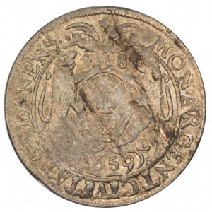 John II Casimir ort (1/4 thaler) 1659 Gdańsk (Danzig)