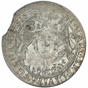 John II Casimir ort (1/4 thaler) 1662 Gdańsk (Danzig)