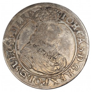 John II Casimir ort (1/4 thaler) 1662 DL Gdańsk (Danzig)