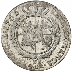 Stanisław Augustus Poniatowski 1 złoty 1766 FS