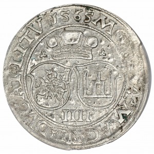 Sigismundus II August 4 groats 1565 PCGS UNC Details