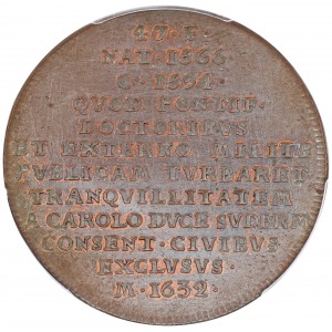Zygmunt III Waza medal 1632 PCGS UNC Details