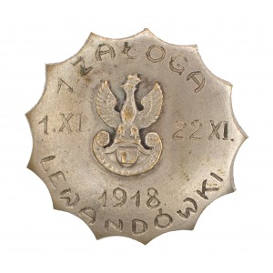 Odznaka pamiątkowa 1 Załoga Lewandówki 1922