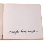 Maja Berezowska ,Album  Drawings and watercolor  published 1958. Authograph on the back.