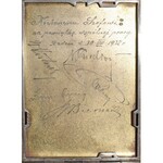 Poland cigarette case with golden monogramme 1938 Warsaw