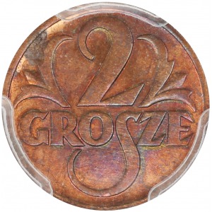 Investment set 5 pieces 2 grosze 1938 PCGS MS 64 RB