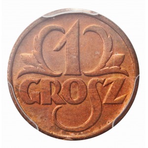 Investment set 5 pieces 1 grosz 1938 PCGS MS 65 RD