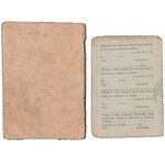 Set of 3 documents and 2 photographs belonged to Frank Szczepan