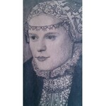 Hans Holbein II (1497-1542) Portrait of a princess