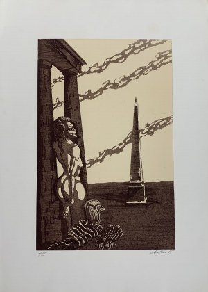 Jan LEBENSTEIN (1930 - 1999), Obelisk, 1985