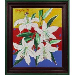 Marian CZAPLA (1946-2016), Białe lilie, 1999