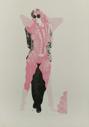 Lucjan MIANOWSKI (1933-2009), Spacer na różowej łące, 1968