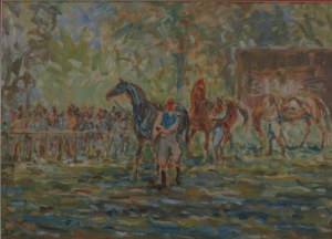 Eugeniusz Geppert(1890-1979),Przygotowania do wyścigów