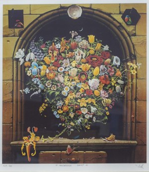 Jacek Yerka,Holenderski bukiet,1990