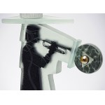 Pati Dubiel ( b.1977), Monogreen&amp;Monogred glass candle holders, 2020