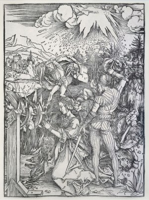 Albrecht DÜRER, MĘCZEŃSTWO ŚW. KATARZYNY ALEKSANDRYJSKIEJ, 1497-98