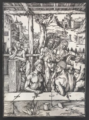 Albrecht DÜRER, ŁAŹNIA MĘSKA, 1496