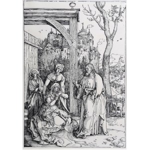 Albrecht DÜRER, POŻEGNANIE JEZUSA Z MATKĄ Z CYKLU ŻYCIE MARII, 1504