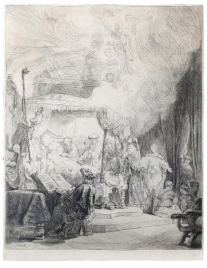 Rembrandt Harmenszoon VAN RIJN, ZAŚNIĘCIE MATKI BOSKIEJ, 1639