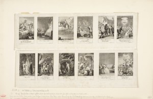 Daniel CHODOWIECKI, 12 ILUSTRACJI DO NIEDOKOŃCZONEGO POEMATU EPICZNEGO ENEIDA JOHANNA ALOYSA BLUMAUERA (1755-1798), 1789