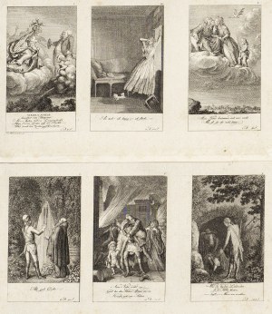 Daniel CHODOWIECKI, 12 ILUSTRACJI DO NIEDOKOŃCZONEGO POEMATU EPICZNEGO ENEIDA JOHANNA ALOYSA BLUMAUERA (1755-1798), 1789