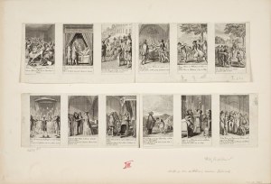 Daniel CHODOWIECKI, 12 RÓŻNYCH SCEN Z HISTORII ŚREDNIOWIECZNEJ I NOWOŻYTNEJ, 1792