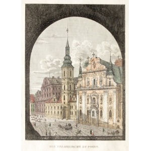 POZNAŃ, Bazylika Matki Boskiej Nieustającej Pomocy i św. Marii Magdaleny, anonim, ok. 1850; stal. kolor.,  ...